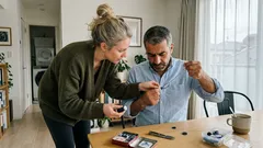 玉結び・玉留めなしでできるボタン付け5ステップ、ほどけにくく仕上げる小ワザ