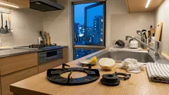 五徳のくすみ、玉ねぎ半分で変わる？洗剤なしでできる手早い掃除