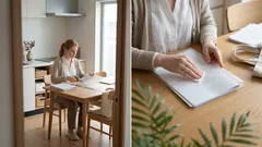 クリアファイル1枚のひと工夫で、学校・園プリントを折らずに持ち帰るマチ付き折りたたみケースの簡単DIY